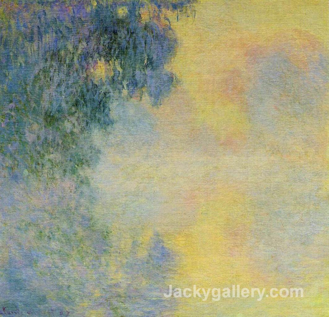 Misty Morning on the Seine, Sunrise by Claude Monet paintings reproduction